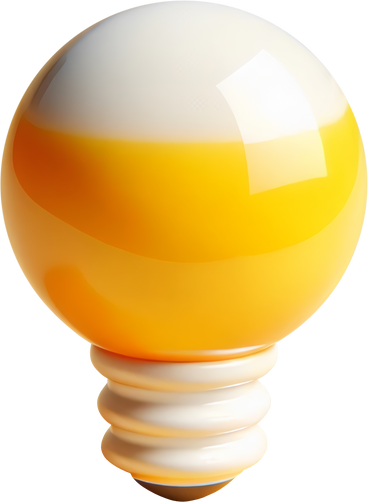 An illustration of a lightbulb